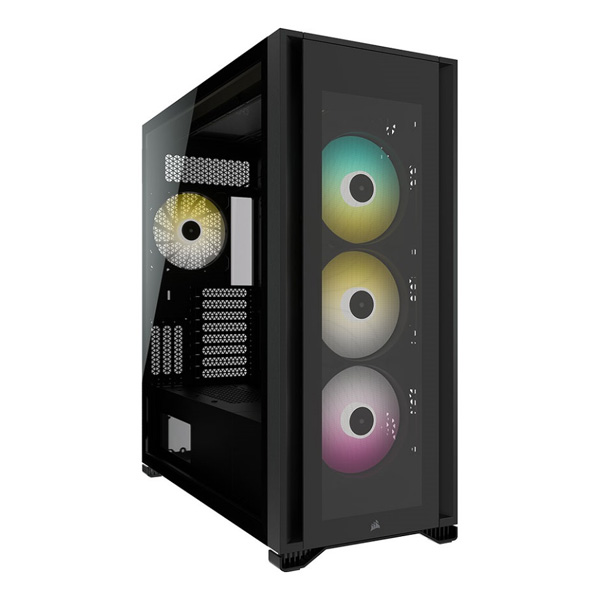 Corsair iCUE 7000X RGB Tempered Glass Full Tower ATX PC Case - Black (CC-9011226-WW)