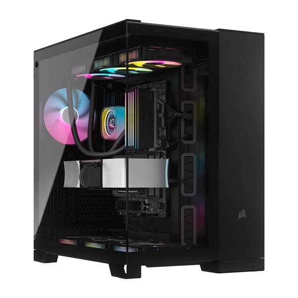 Corsair iCUE LINK 6500X RGB Mid Tower ATX Dual Chamber PC Case - Black (CC-9011269-WW)
