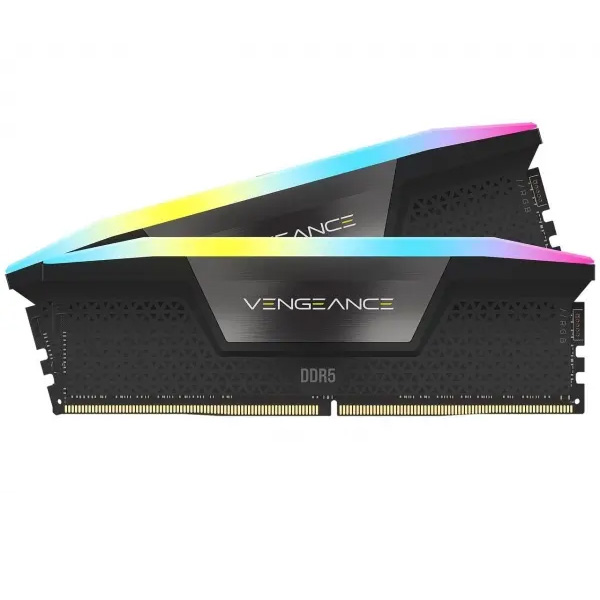 Corsair Vengeance RGB 32GB (16x2) DDR5 5600MHz C40 Desktop Memory Kit