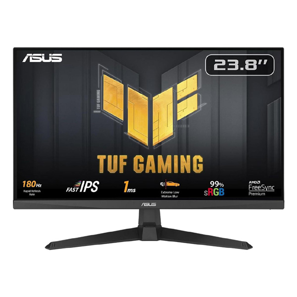 Asus TUF VG249Q3A FHD Gaming Monitor (23.8inch IPS 1ms 180Hz 1080P sRGB FreeSync Premium)