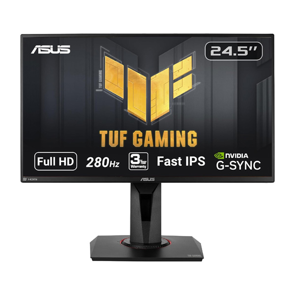 Asus TUF VG259QM FHD Gaming Monitor (24.5inch IPS 1ms 280Hz 1080P HDR400 G-Sync)