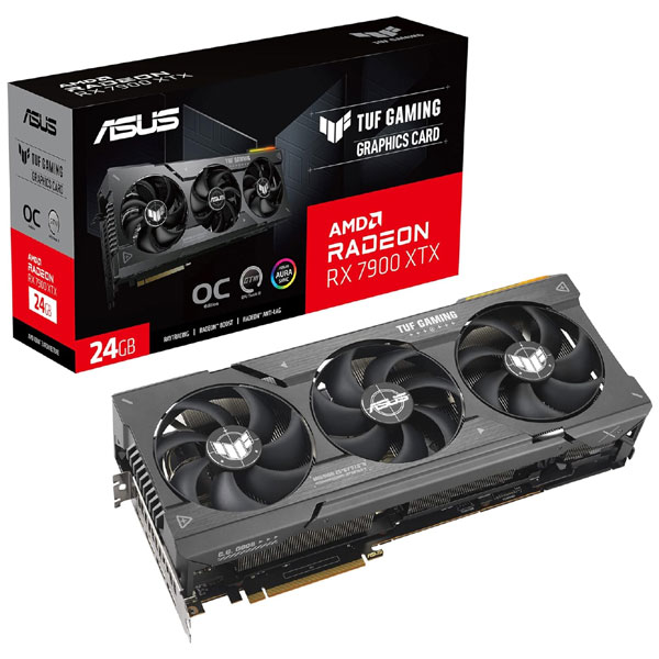 Asus TUF Radeon RX 7900 XTX OC Edition 24GB GDDR6 384Bits Graphics Card