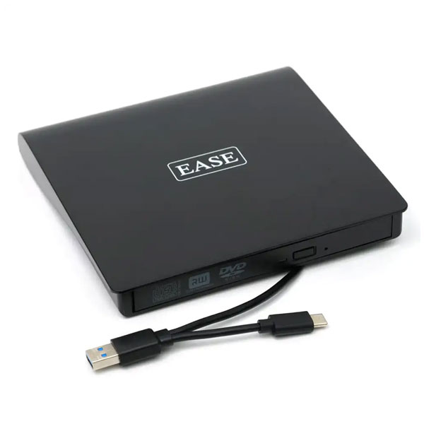 Ease EOD5U3C Portable Optical DVD-RW Drive
