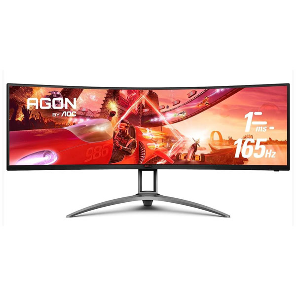 AOC AG493UCX2 DQHD USB-C Curved Gaming Monitor - 49inch 1ms 165hz (5120 x 1440P) HDR400 Freesync Premium Pro
