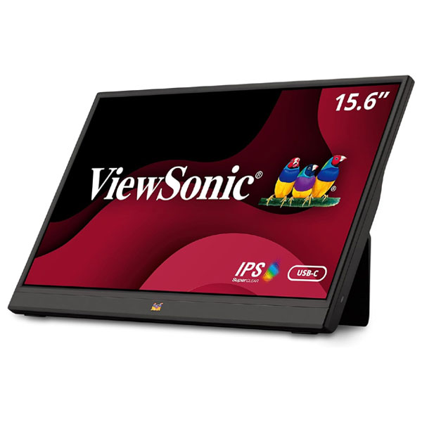 ViewSonic VA1655 FHD USB-C Portable Monitor With Protective Case - 15.6inch IPS 7ms 60Hz 1080P