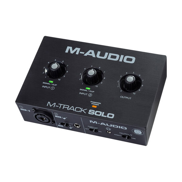 M-Audio M-Track Solo Desktop 2×2 USB Audio Interface