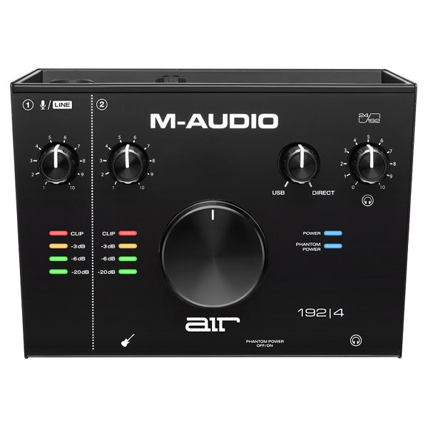 M-Audio AIR 192/4 USB-C 2×2 Audio Interface for Recording, Podcasting, Streaming