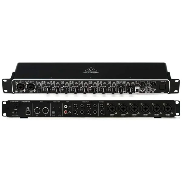 Behringer U-Phoria UMC1820 Audiophile 18×20 USB Audio/MIDI Interface With Midas Mic Preamplifier