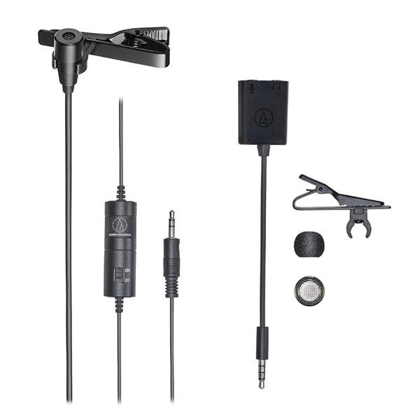 Audio-Technica ATR3350XiS Omni-directional Lavalier Microphone