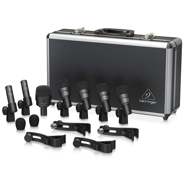 Behringer BC1200 7-Piece Professional Drum Microphone Set For Studio & Live Applications