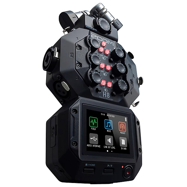Zoom H8 12-Track Portable Multi-Track Handy Recorder With Touchscreen Interface