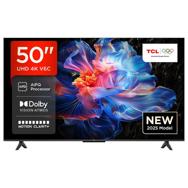TCL 50V6C UHD 4K HDR10+ Smart Android Google TV - 50inches